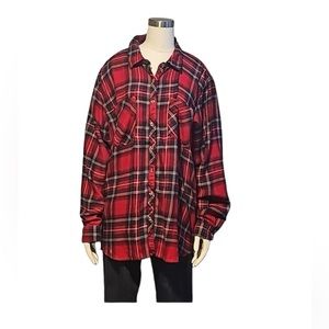 🌺 Maurices Plaid Top, Size 2XL